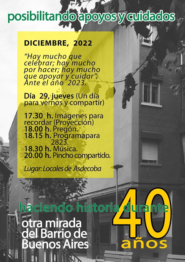 Jornadas 40 Años Diciembre